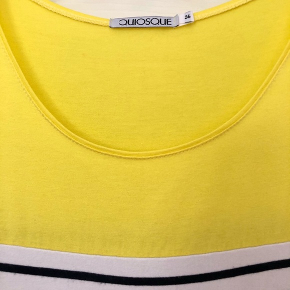 Quiosque Designer Striped Color Block Blouse Top - Picture 3 of 16